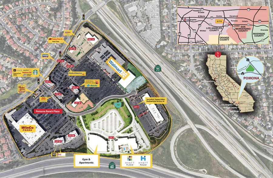 18-68 Rio Rancho Rd, Pomona, CA à louer - Plan de site – Image 2 sur 2