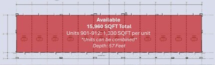 1203-1211 NE Pine Island Ln, Cape Coral, FL à louer Plan d’étage– Image 2 sur 2