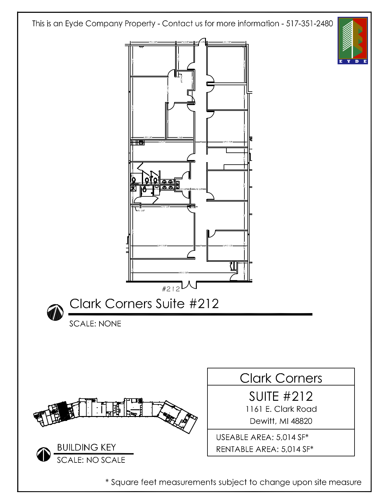1161 E Clark Rd, Dewitt, MI à louer Plan d’étage– Image 1 sur 1