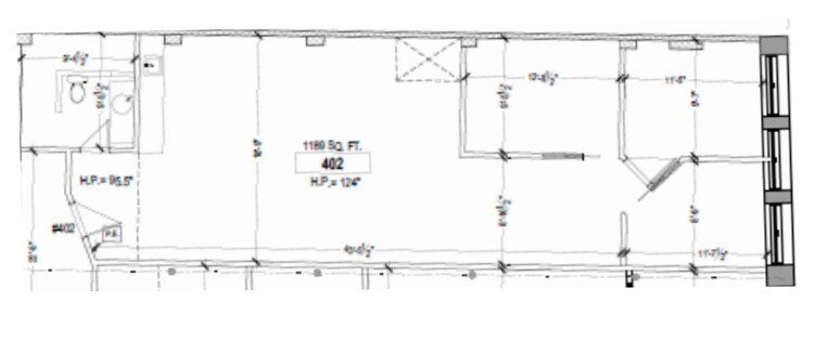 445-449 Rue Saint-Pierre, Montréal, QC à louer Plan d’étage– Image 1 sur 1