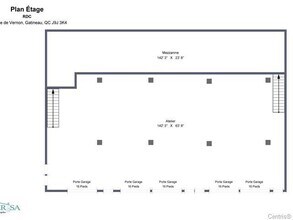 555-575 Rue de Vernon, Gatineau, QC à louer Plan d’étage– Image 1 sur 5