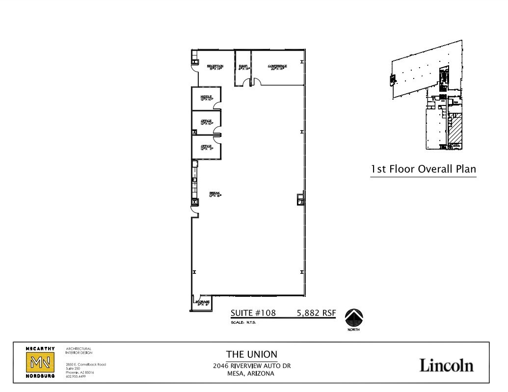 2046 Riverview Auto Dr, Mesa, AZ à louer Plan d’étage– Image 1 sur 3