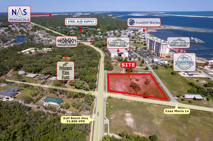 10199 Gulf Beach Hwy, Pensacola, FL à vendre - Photo de l’immeuble – Image 1 sur 13