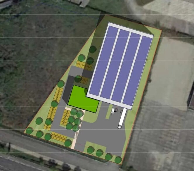 Bureau dans Saint-Laurent-de-Mure à louer - Plan de site – Image 1 sur 3