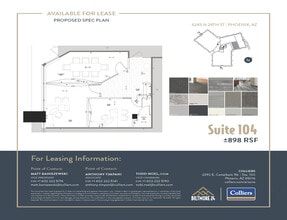 6245 N 24th Pky, Phoenix, AZ à louer Plan d’étage– Image 1 sur 1