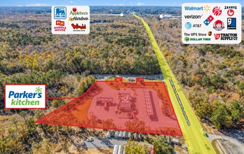 1105 N US Highway 52, Moncks Corner, SC - Vue aérienne  vue de carte