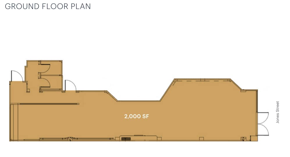 9 Jones St, New York, NY 10014 - Lot Ground Floor Retail -  - Plan d’étage - Image 1 of 1