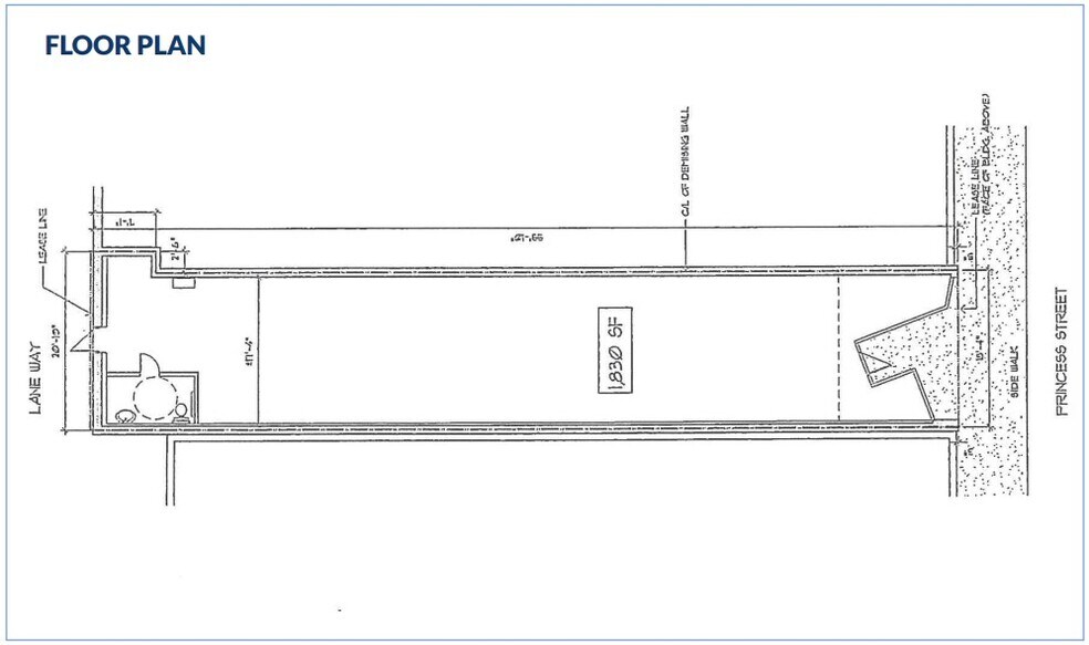 229-235 Princess St, Kingston, ON à louer - Plan d’étage – Image 2 sur 2