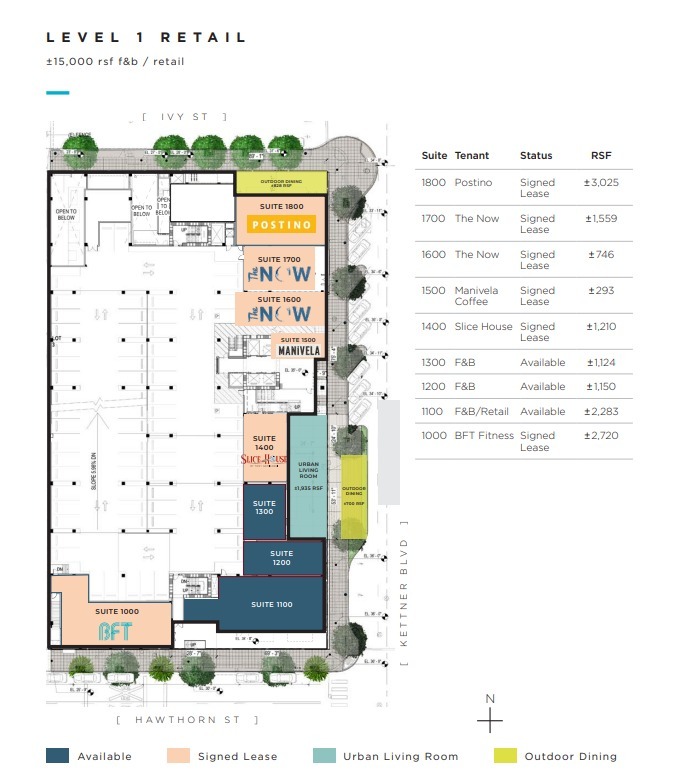 2100 Kettner Blvd, San Diego, CA à louer Plan de site– Image 1 sur 1