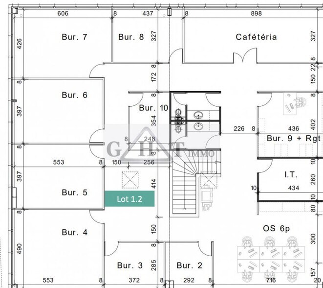 Industriel/Logistique dans Villeneuve-la-Garenne à louer - Plan d’étage – Image 3 sur 3