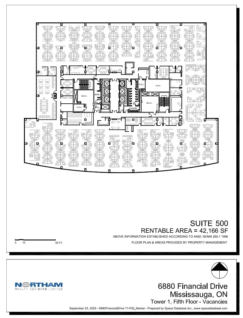 6880 Financial Dr, Mississauga, ON à louer Plan d’étage– Image 1 sur 1