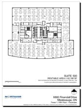 6880 Financial Dr, Mississauga, ON à louer Plan d’étage– Image 1 sur 1