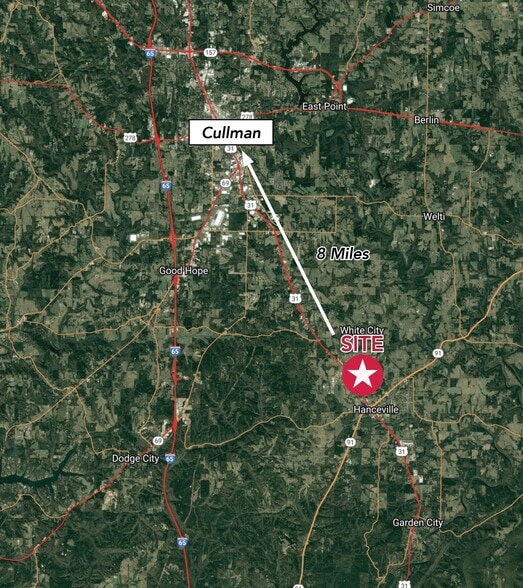 760 Main NE st, Hanceville, AL à louer - Aérien – Image 2 sur 4