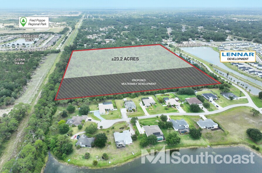 1843 Malabar rd, Palm Bay, FL à vendre - Photo de l’immeuble – Image 3 sur 6