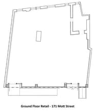 169 Mott St, New York, NY à louer Plan d’étage– Image 2 sur 3