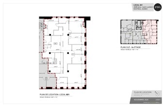 4446 Boul Saint-Laurent, Montréal, QC à louer Plan de site– Image 1 sur 25