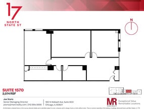 17 N State St, Chicago, IL à louer Plan d’étage– Image 1 sur 1
