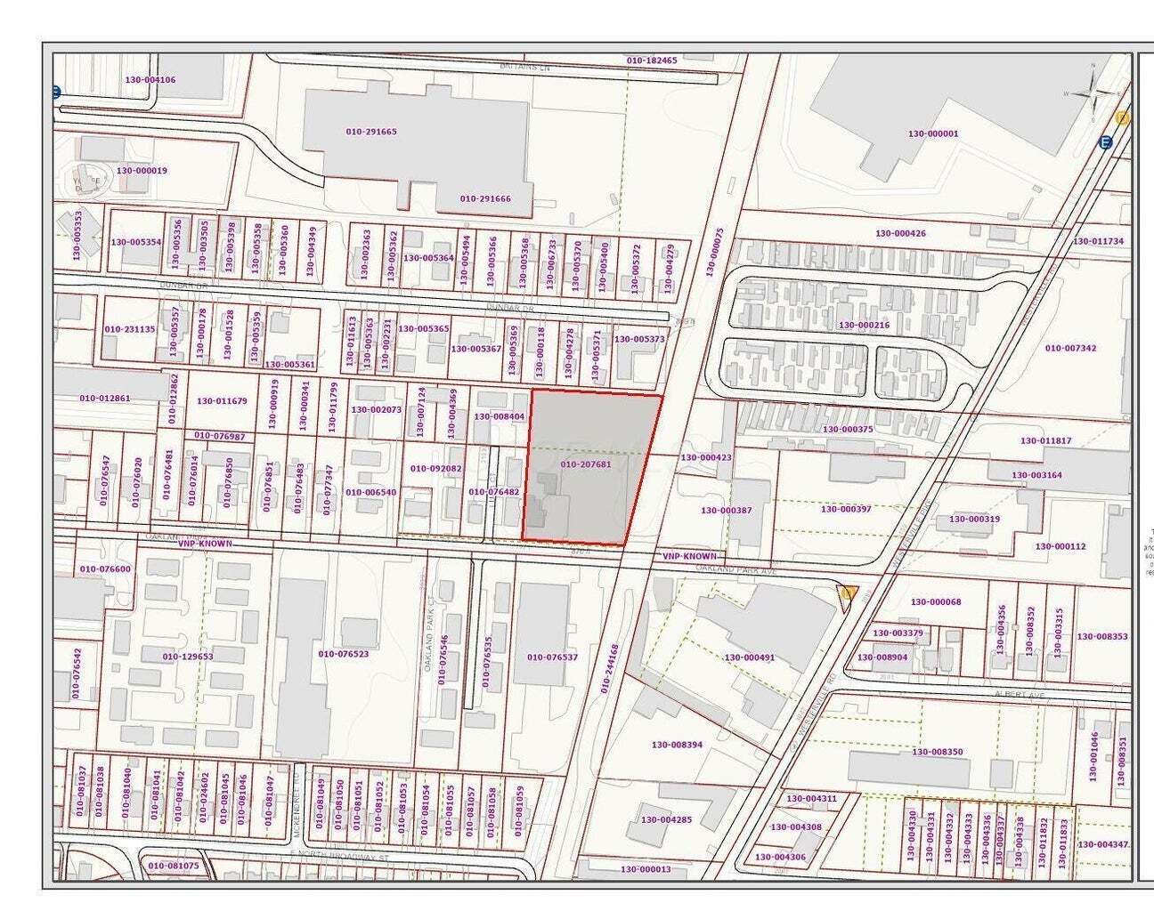 1980 Oakland Park Ave, Columbus, OH à vendre Plan de site– Image 1 sur 2