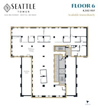 1218 3rd Ave, Seattle, WA à louer Plan d’étage– Image 1 sur 1