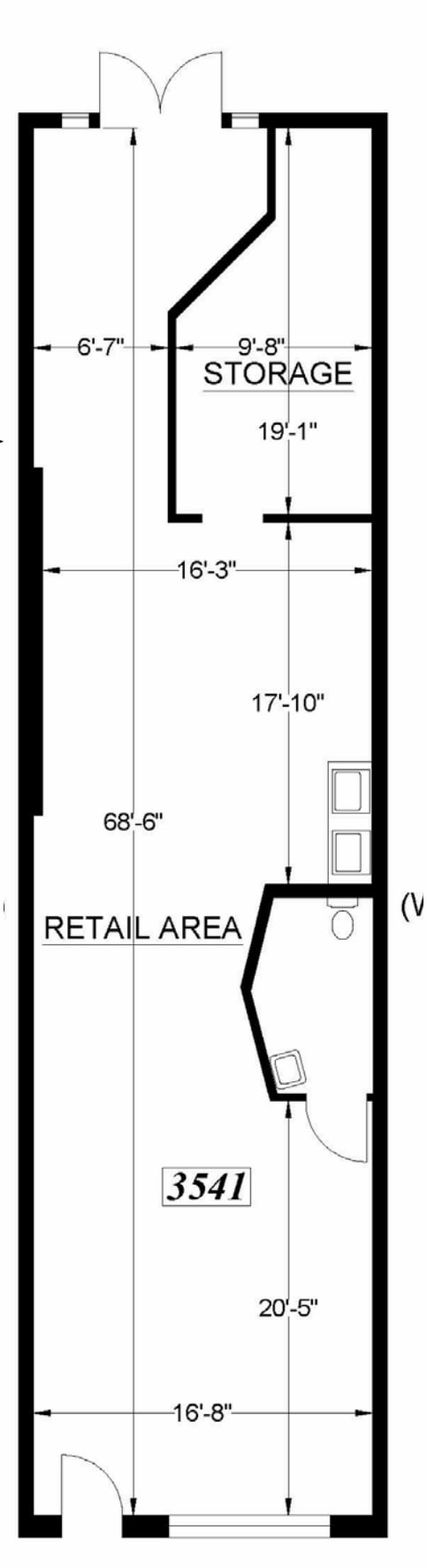 3533-3547 Mt. Diablo Blvd, Lafayette, CA à louer Plan d’étage– Image 1 sur 1