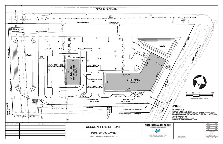 1409 LPGA Blvd, Daytona Beach, FL à vendre - Plan de site – Image 2 sur 9