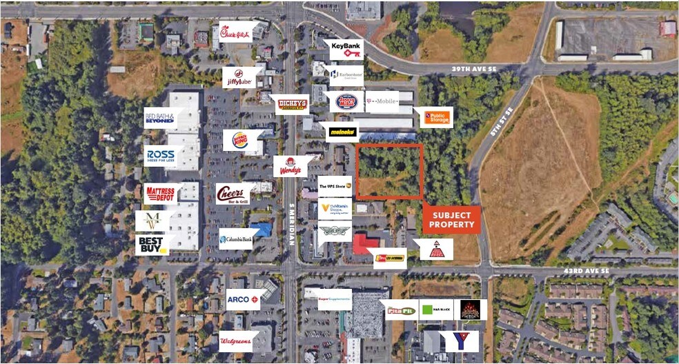 4101 S Meridian, Puyallup, WA à vendre - Aérien – Image 2 sur 3