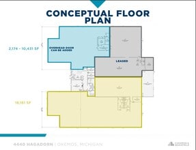 4440 Hagadorn Rd, Okemos, MI à louer Plan d’étage– Image 2 sur 2