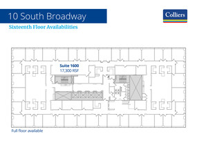 10 S Broadway, Saint Louis, MO à louer Plan d’étage– Image 1 sur 1