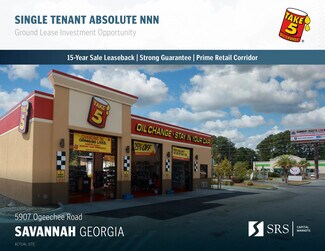 Plus de détails pour 5907 Ogeechee Rd, Savannah, GA - Local commercial à vendre