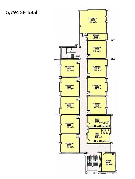 6930 Alpha Rd, Dallas, TX à louer - Plan d’étage – Image 2 sur 2