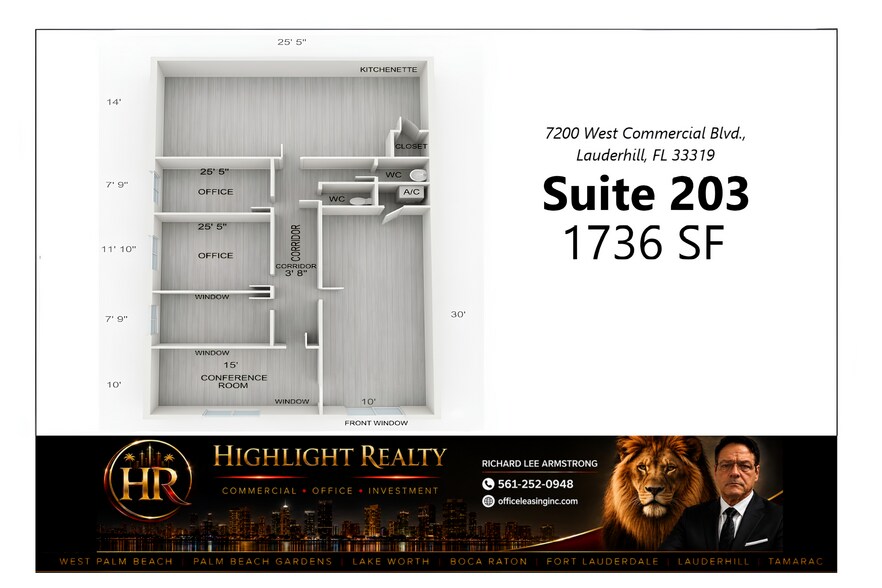 7100 W Commercial Blvd, Lauderhill, FL à louer - Photo de l’immeuble – Image 3 sur 26