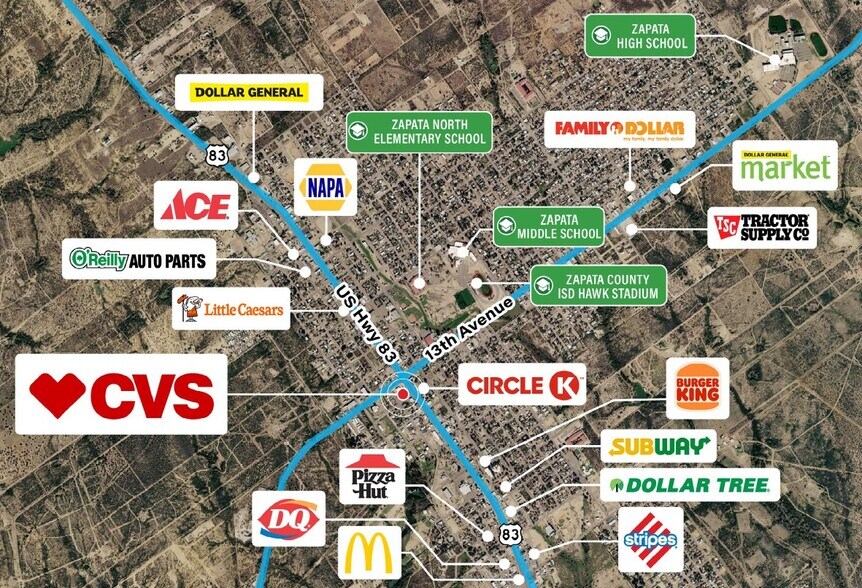 1205 N US Highway 83 Hwy, Zapata, TX à vendre - Photo de l’immeuble – Image 3 sur 3