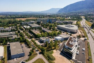 Archamps - VUE AÉRIENNE  vue de carte
