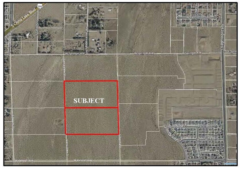 S Norma St, Ridgecrest, CA à vendre - Aérien – Image 1 sur 2