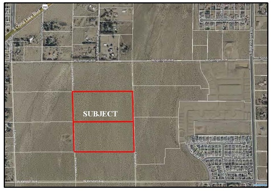 S Norma St, Ridgecrest, CA à vendre Aérien– Image 1 sur 3