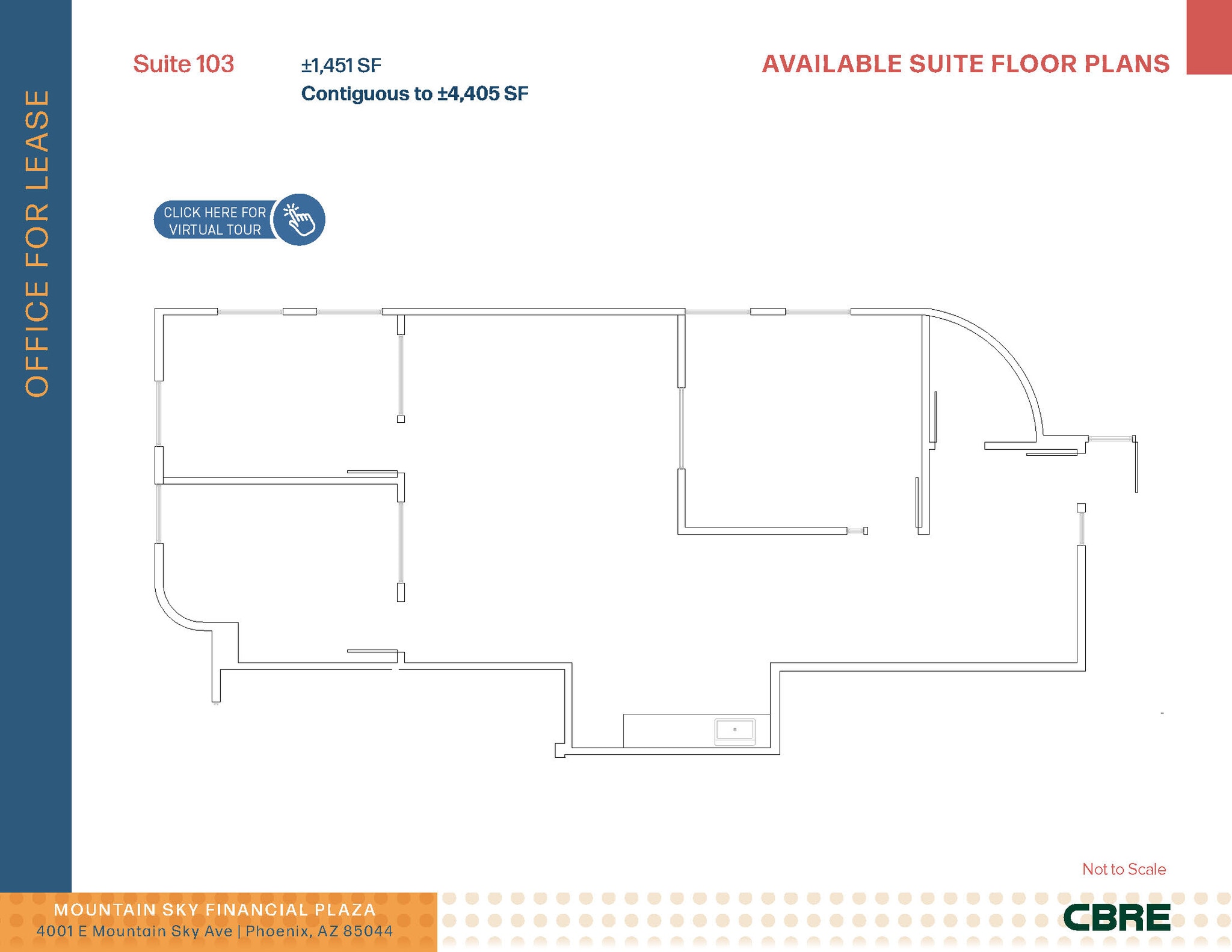 4001 E Mountain Sky Ave, Phoenix, AZ à louer Plan d’étage– Image 1 sur 11