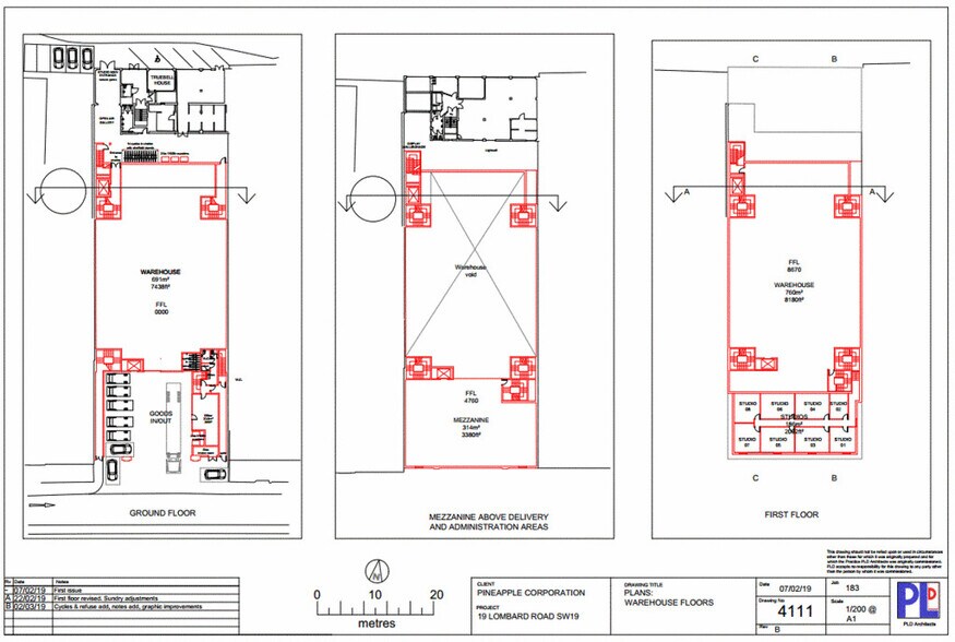 19 Lombard Rd, Londres à louer - Plan d’étage – Image 2 sur 3