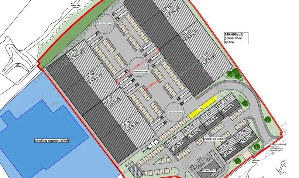 Oliver's Plance, Preston à louer - Plan de site – Image 1 sur 1