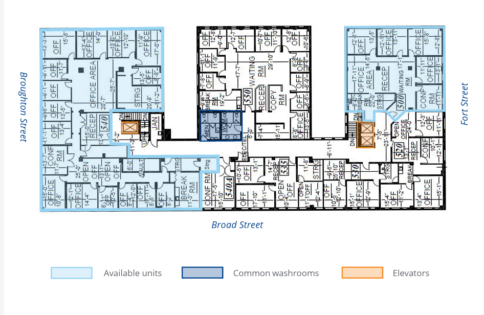 645 Fort St, Victoria, BC à louer Plan d’étage– Image 1 sur 1