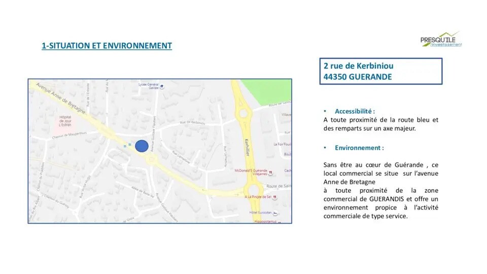 Local commercial dans Guérande à louer - Plan d’étage – Image 3 sur 30