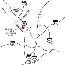 889 Franklin Rd, Marietta, GA - VUE AÉRIENNE vue de carte - Image1