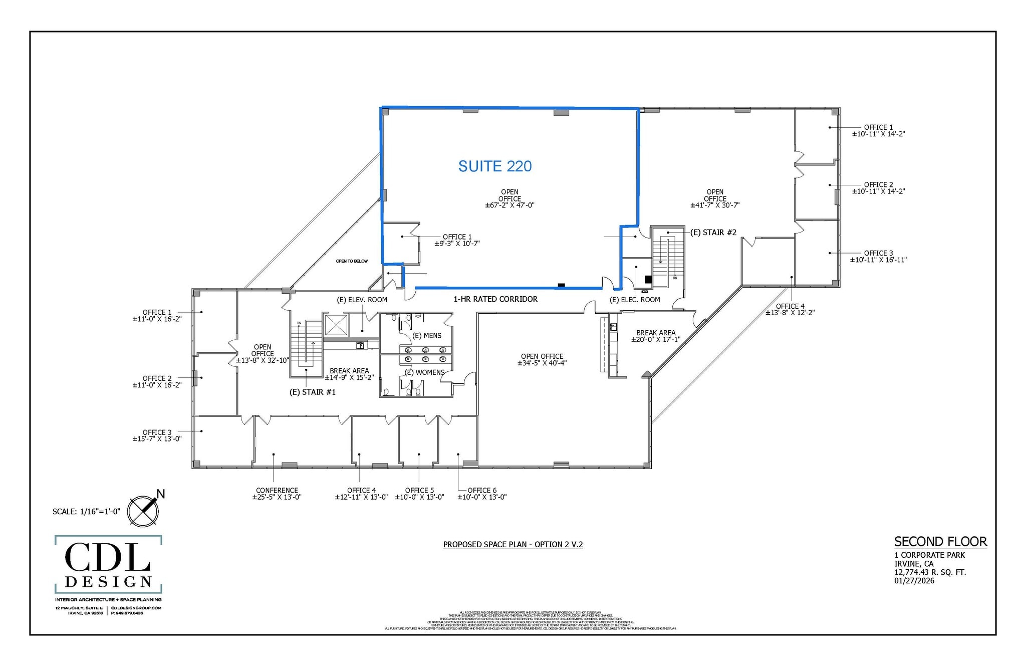 1 Corporate Park, Irvine, CA à louer Plan d’étage– Image 1 sur 1