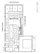 287 Park Ave S, New York, NY à louer Plan d’étage– Image 1 sur 1