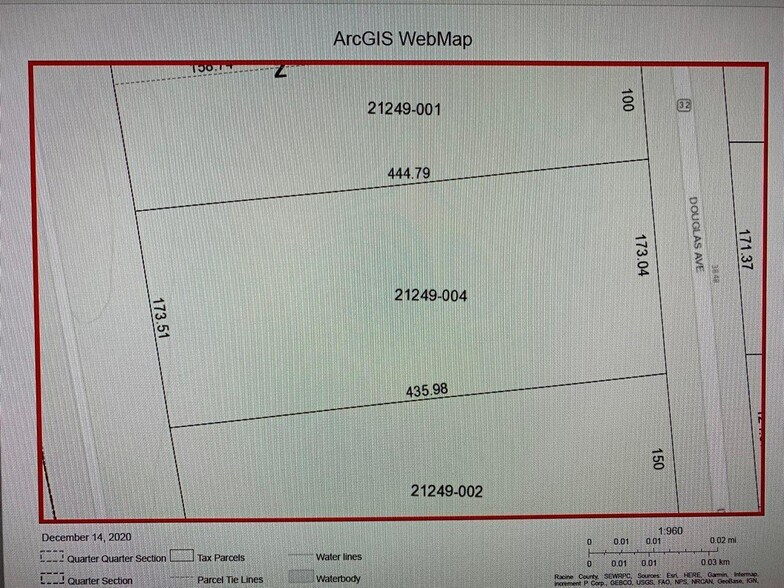3840 Douglas Ave, Racine, WI à vendre - Plan cadastral – Image 1 sur 2