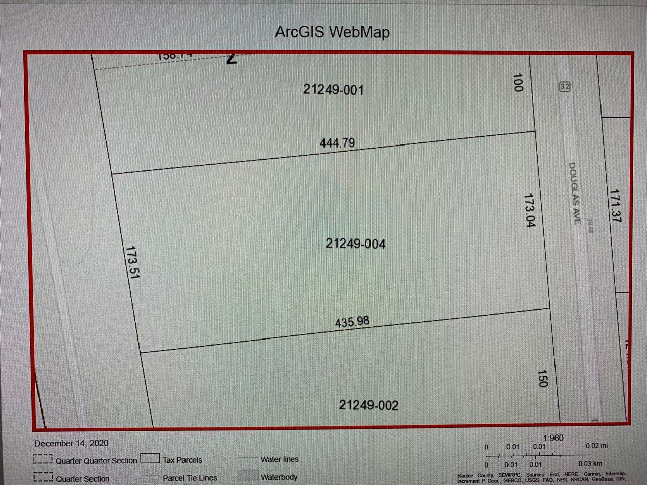 3840 Douglas Ave, Racine, WI à vendre Plan cadastral– Image 1 sur 3