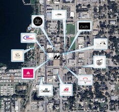 2-18 N Eustis St, Eustis, FL - VUE AÉRIENNE vue de carte