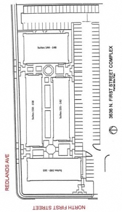 3636 N 1st St, Fresno, CA à louer - Plan de site – Image 2 sur 3