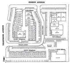 14125 Telephone Ave, Chino, CA à louer Plan de site– Image 1 sur 1