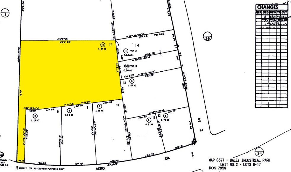 9606 Aero Dr, San Diego, CA à louer - Plan cadastral – Image 3 sur 3