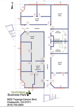 9580-9592 Topanga Canyon Blvd, Chatsworth, CA à louer Plan d’étage– Image 1 sur 1